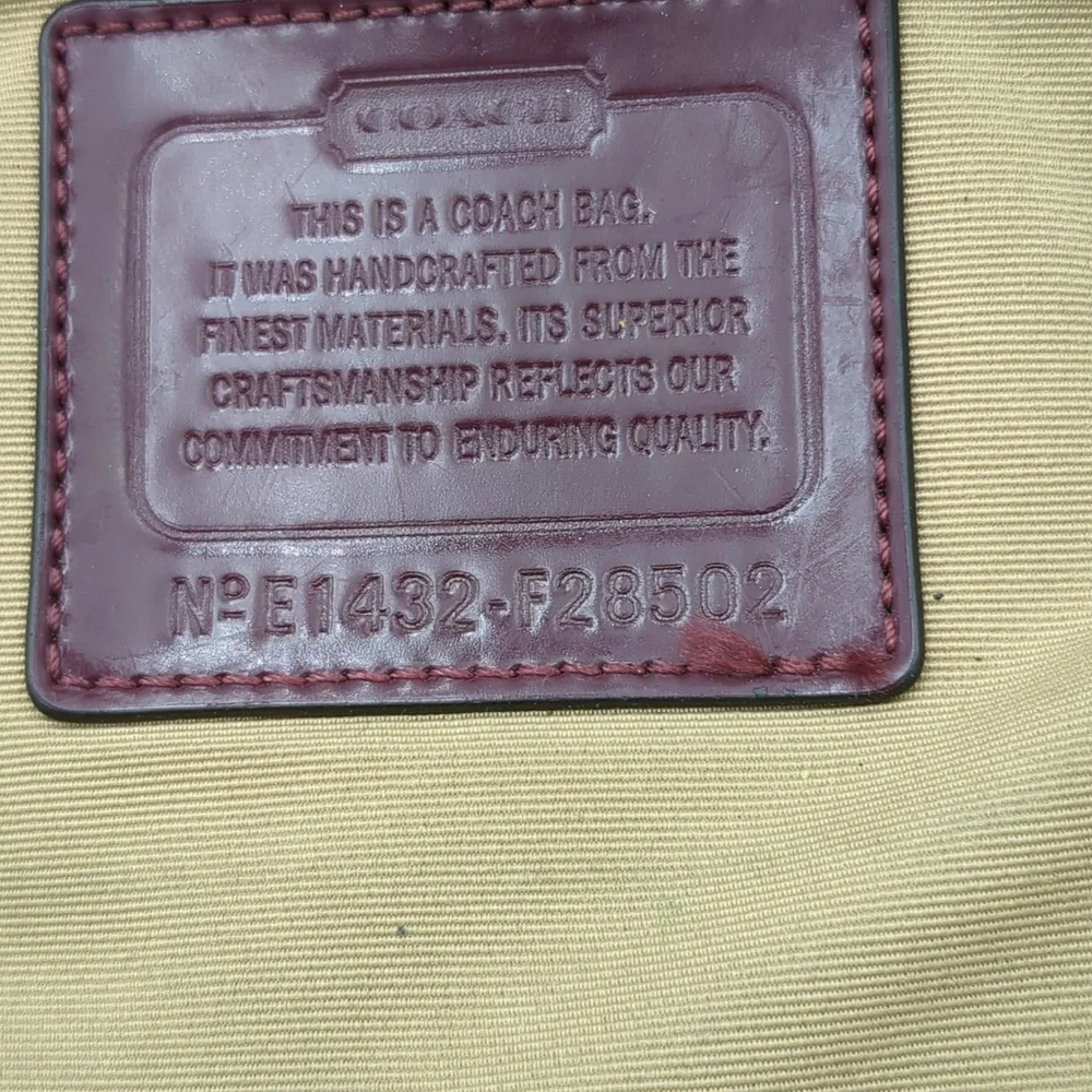 Coach Signature Canvas Tote